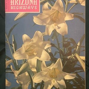 Rare ARIZONA HIGHWAYS Magazine March 1953 Easter Lilies Clouds Tucson Boys Choir